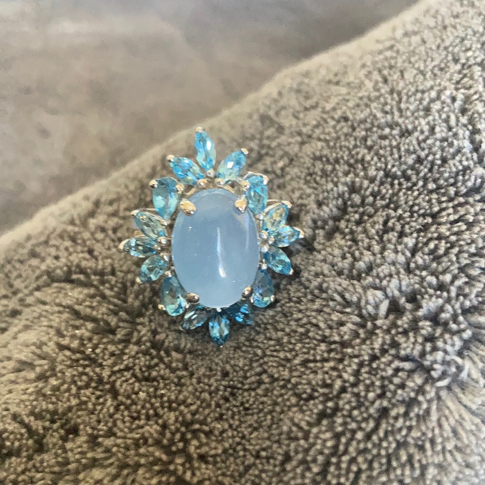 Ring with matching earrings